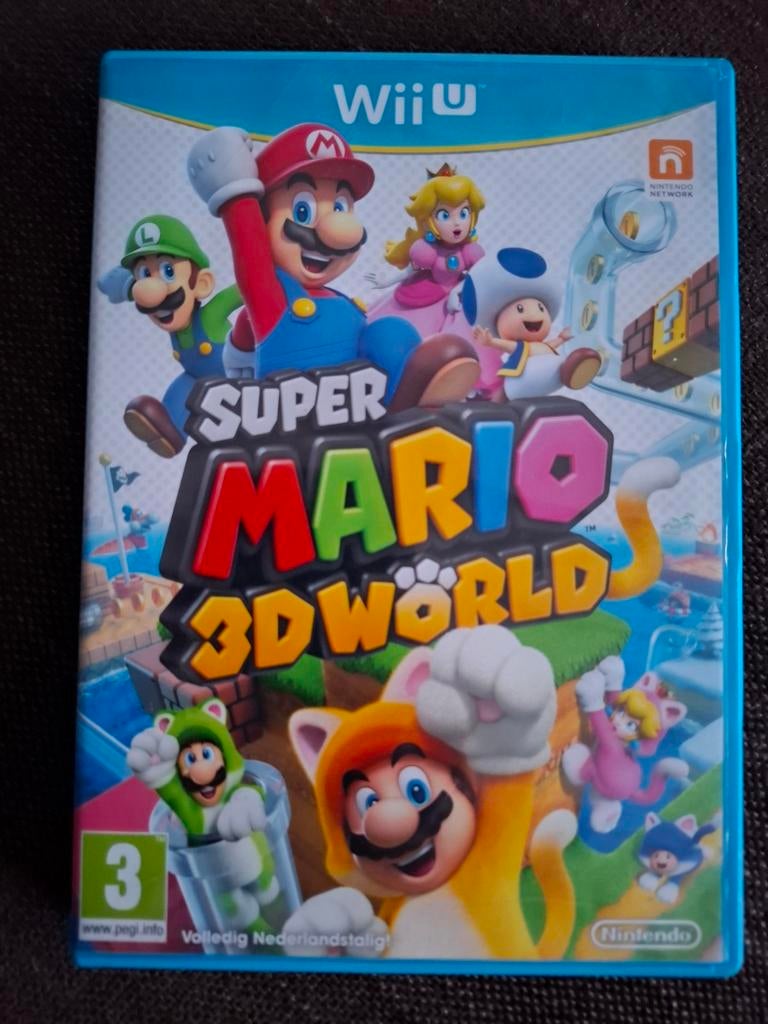 WiiU Super Mario 3D world (compleet), Enlèvement ou Envoi, Comme neuf