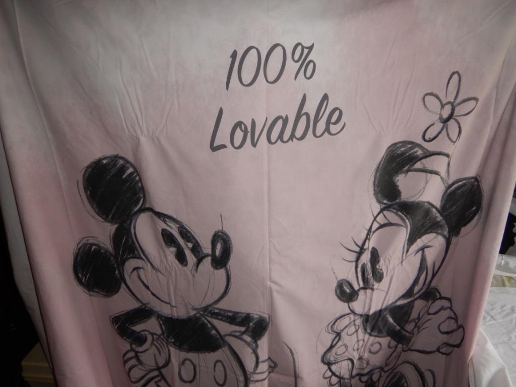 Mickey & Minnie Housse de couette (2,20x2,40) etc., Enfants & Bébés, Enlèvement ou Envoi, Comme neuf, Housse de couette