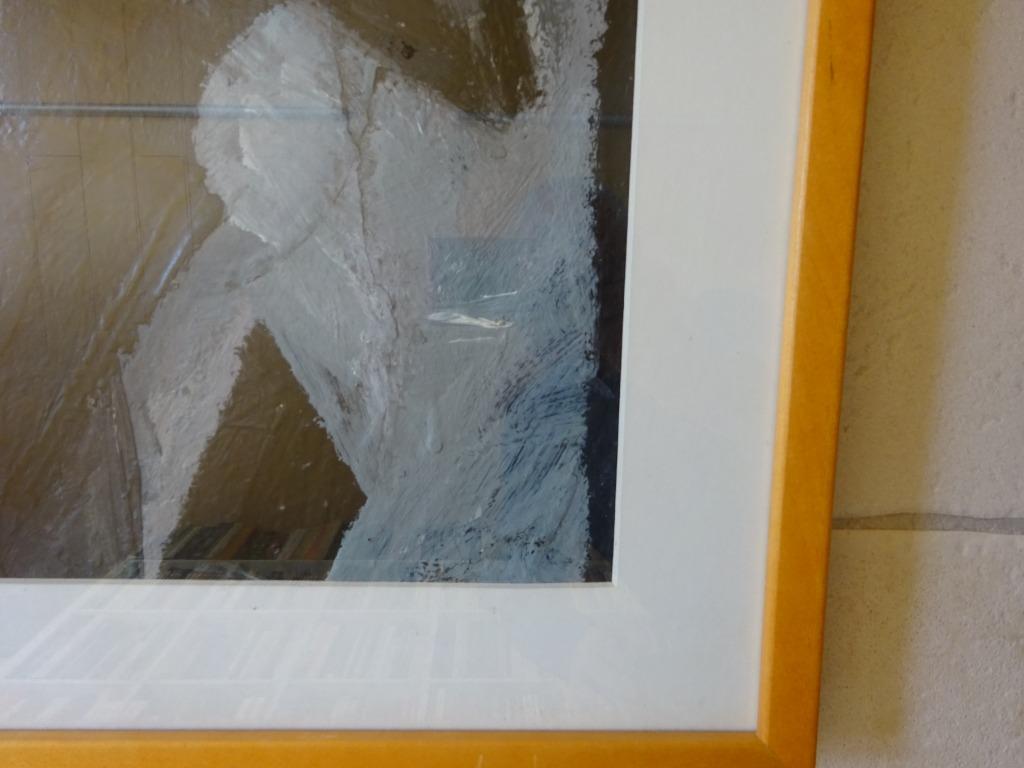 Audebes René, olie op papier, Figure, 39 x 29 cm, Antiek en Kunst, Kunst | Schilderijen | Klassiek, Ophalen of Verzenden