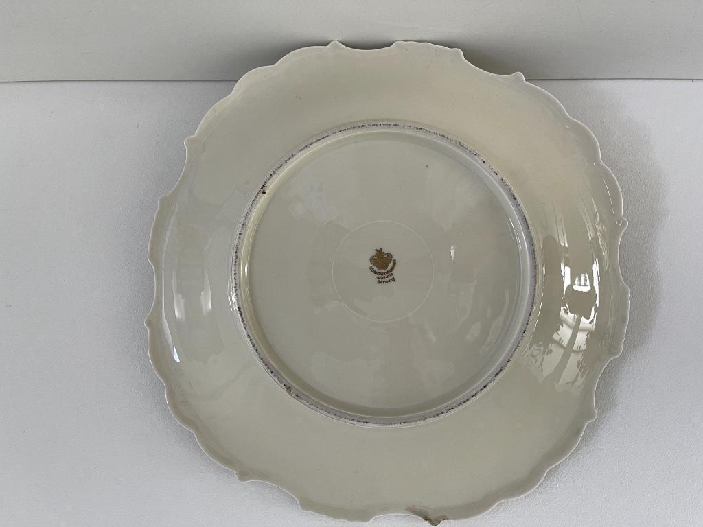 Schwarzenhammer Bavaria Assiette en porcelaine 32 cm fleur g, Enlèvement ou Envoi