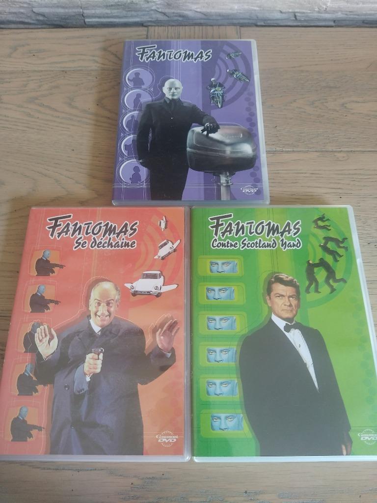 Fantômas, la trilogie en dvd, 1960 tot 1980, Alle leeftijden, Ophalen of Verzenden, Zo goed als nieuw