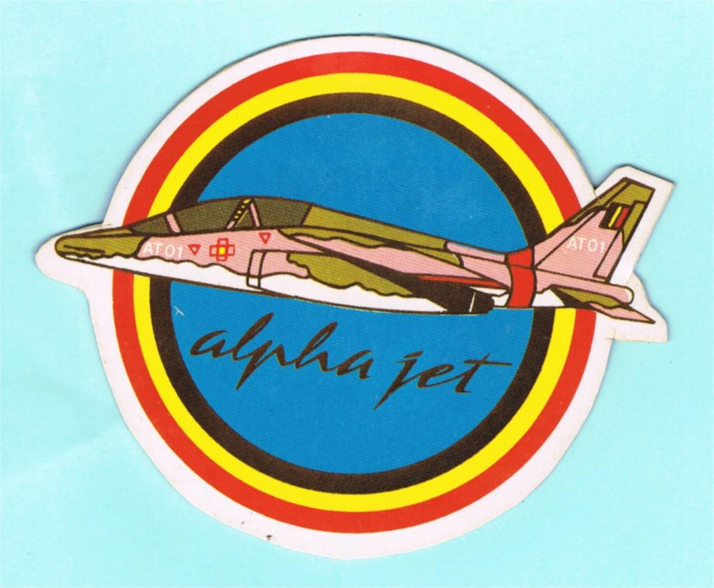 16 x Belgian Air Force Magneetstickers  divers, Enlèvement ou Envoi, Armée de l'air, Emblème ou Badge