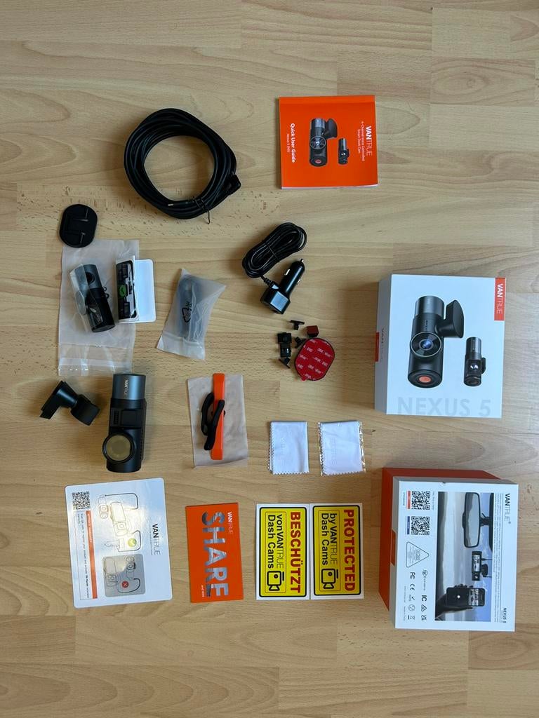Vantrue Nexus 5, Enlèvement, Comme neuf