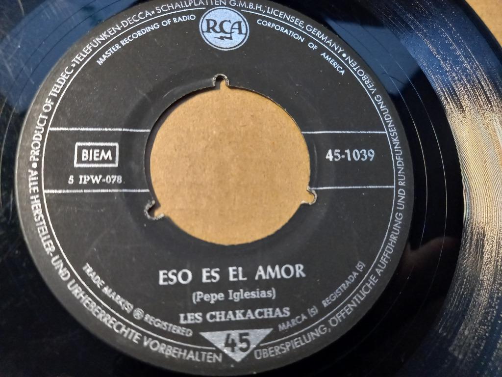 Les Chakachas ‎– Beau Coco / Eso Es El Amor '7, Cd's en Dvd's, Vinyl Singles, Gebruikt, Single, Latin en Salsa, 7 inch, Ophalen of Verzenden
