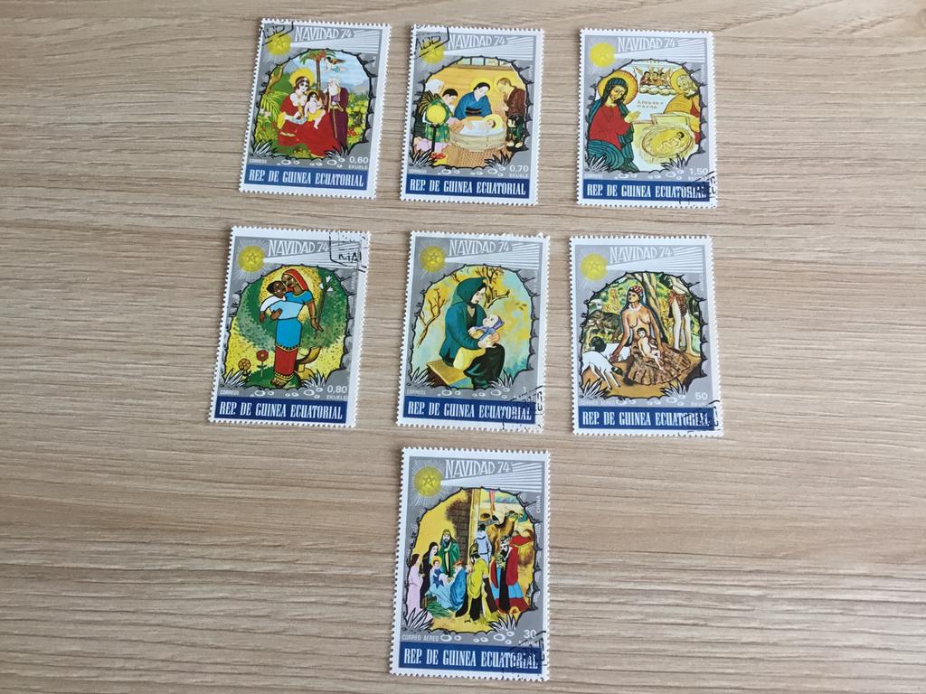 Postzegels Equatoreal Guinee, Postzegels en Munten, Postzegels | Afrika, Ophalen of Verzenden, Guinee, Gestempeld