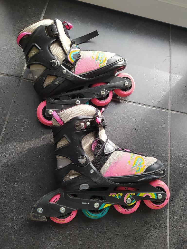 Inline skates 33-37, Ophalen, Kinderen, Inline skates 4 wielen, Verstelbaar