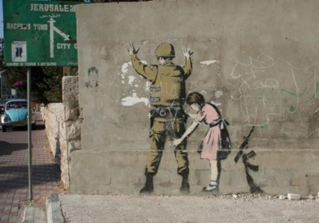 BANKSY EXTRA GROOT genummerd met stempel, Enlèvement ou Envoi
