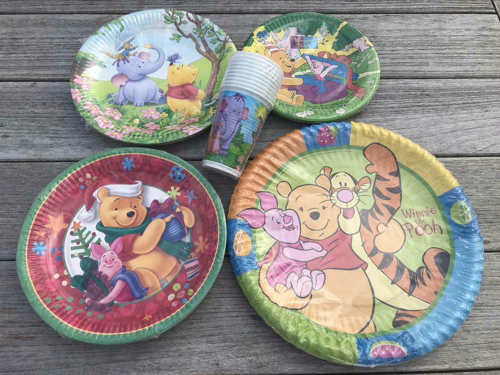 Kartonnen bordjes *Winnie de Poeh* 36st, Kinderen en Baby's, Ophalen of Verzenden, Nieuw