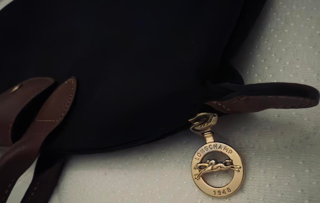 Sac Longchamp taille M noir, Enlèvement ou Envoi, Comme neuf, Noir, Sac à main