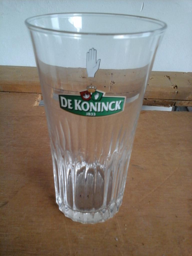 DE KONINCK - BIER GLAS, Verzamelen, Ophalen of Verzenden, Zo goed als nieuw, Glas of Glazen, De Koninck