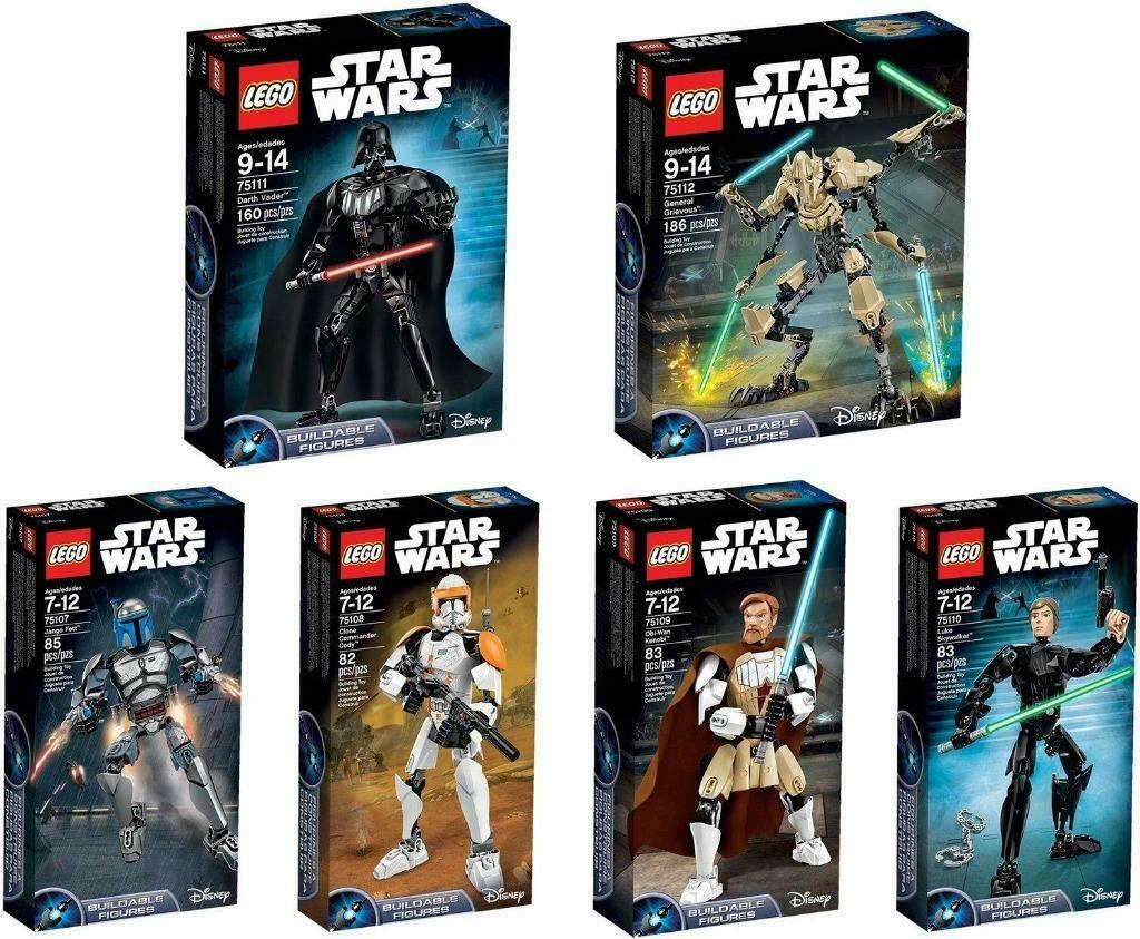 Lego Star Wars Buildable Figures 75107-75537 (2015-2018), Ophalen, Nieuw, Complete set, Lego