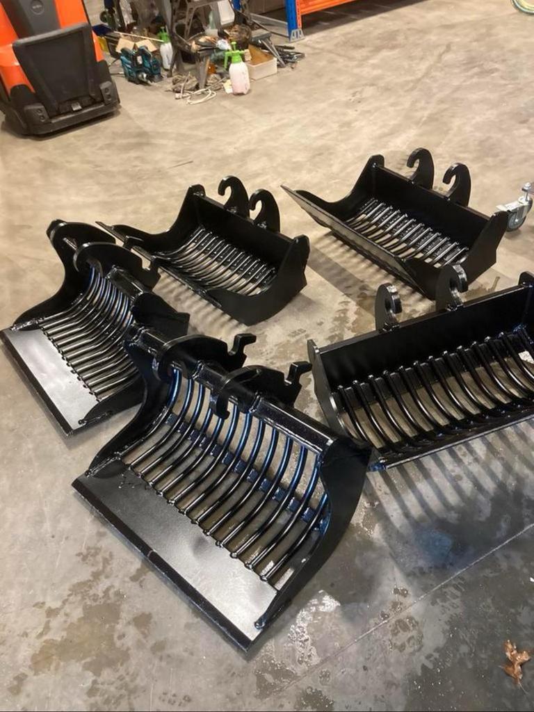 Nieuwe puinbak, wortelmes minigraver CW00 CW05 graafmachine, Ophalen of Verzenden, Graafmachine