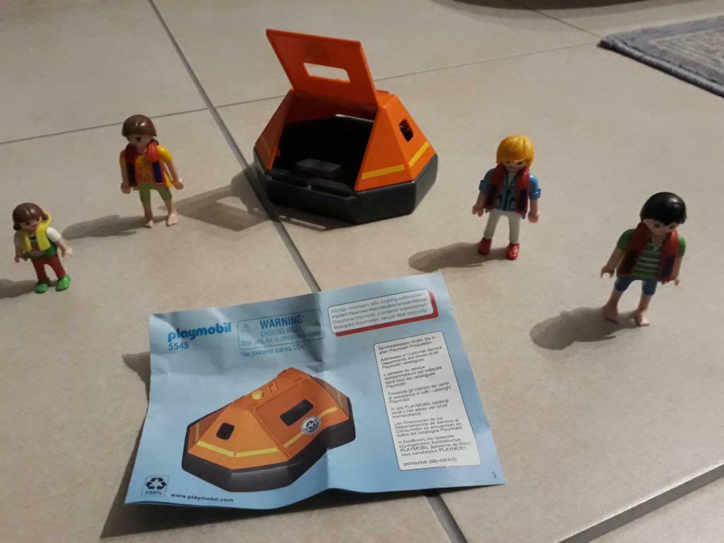 Playmobil 5545 naufragés et radeau de survie, Enlèvement, Comme neuf, Ensemble complet