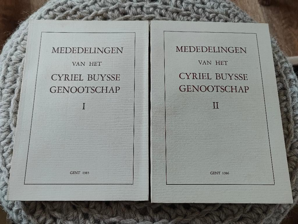 Mededelingen van het Cyriel Buysse genootschap - 2 delen, Boeken, Literatuur, Ophalen of Verzenden, Gelezen