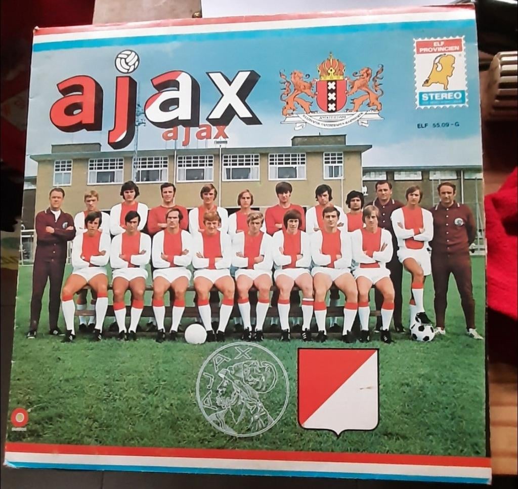 Ajax Elftal Vinyl Lp  - 1973, Verzamelen, Ophalen of Verzenden