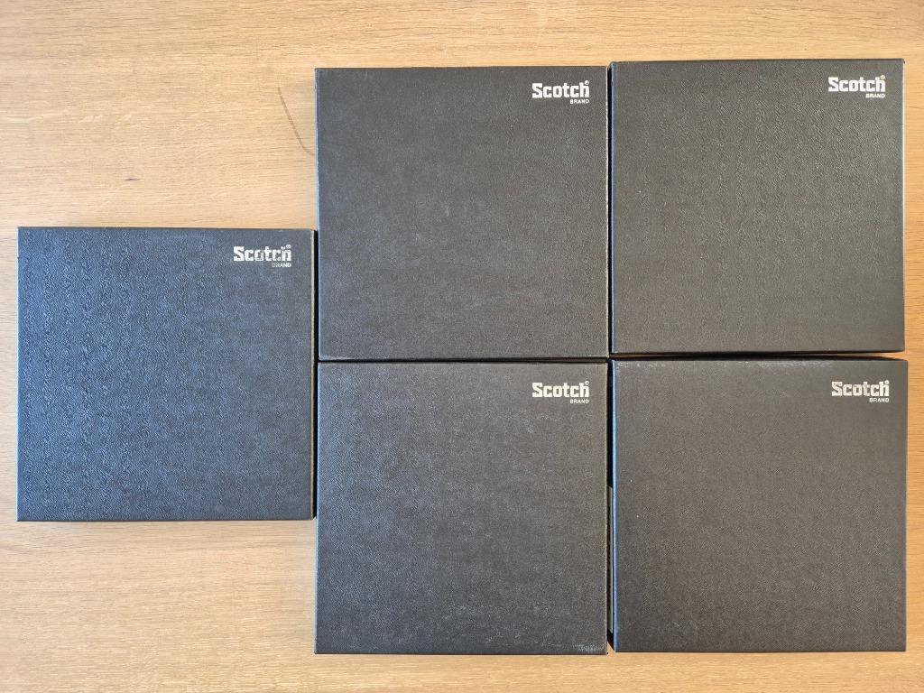 Scotch Brand tapes - 5 magneetbanden voor bandopnemer, Ophalen of Verzenden, Bandrecorder