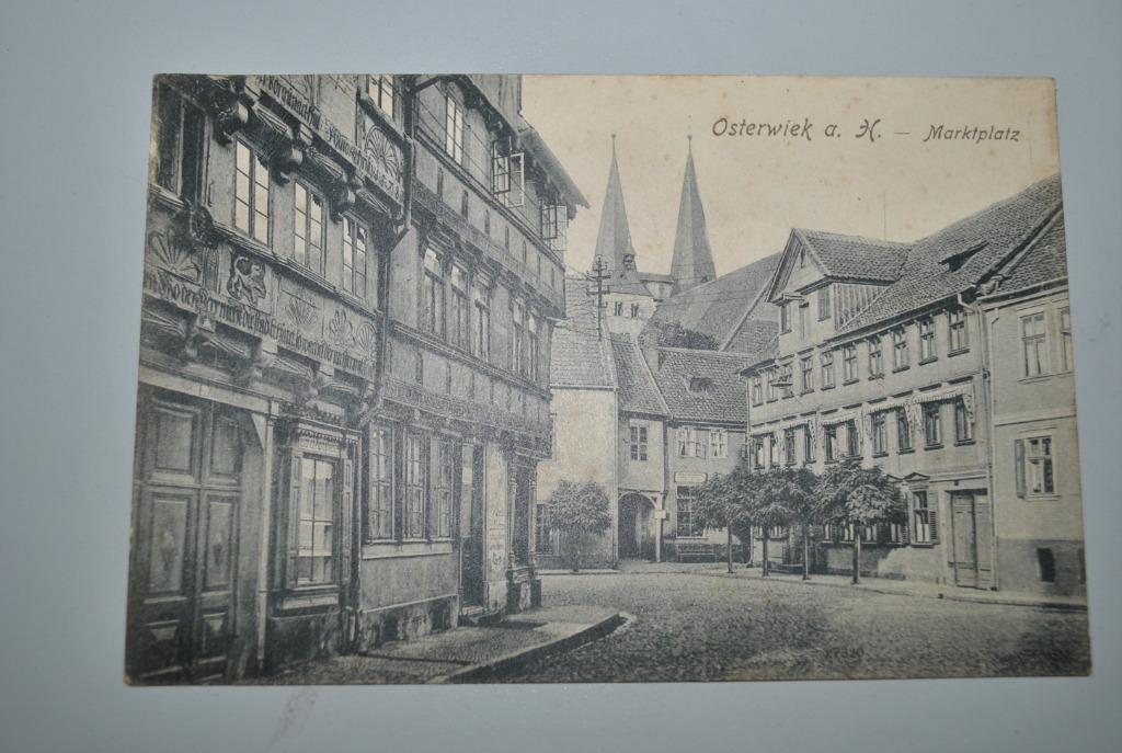 Allemagne Carte postale ancienne Osterwiek/Marktplatz, Envoi, Allemagne