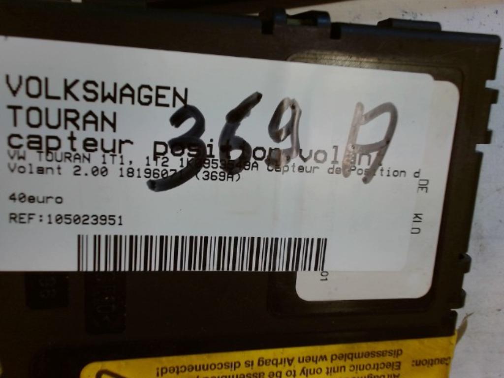 Capteur position volant VW Touran 1K0953549A (369A), Ophalen, Gebruikt
