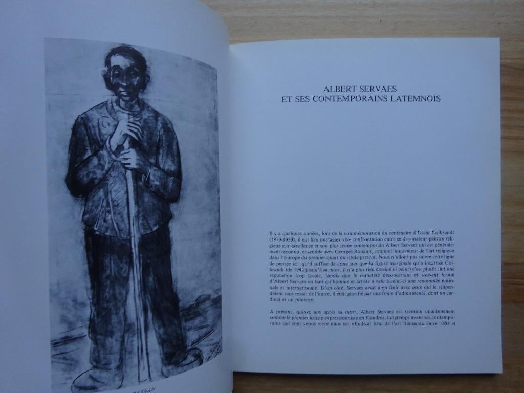 Albert Servaes en zijn Latemse tijdgenoten 1981 Oostende, Boeken, Gelezen, Ophalen of Verzenden, Jos Murez, Schilder- en Tekenkunst