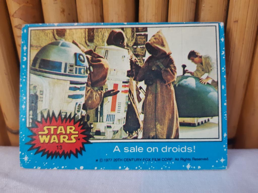 Ruilkaart #13 Star Wars: A New Hope Series 1 Topps Droids, Verzamelen, Ophalen of Verzenden, Gebruikt, Overige typen