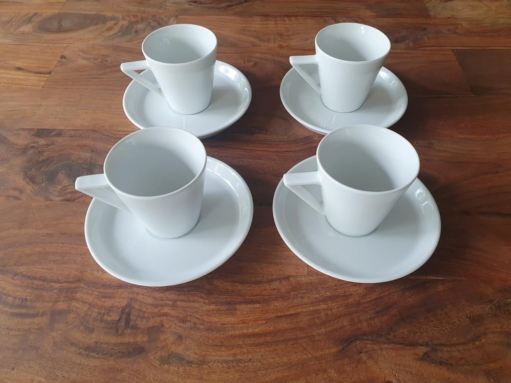 4 kwaliteit koffietasjes Salt & pepper, Ophalen, Zo goed als nieuw