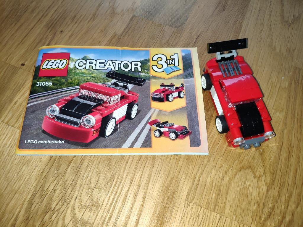 LEGO Creator Rode Racewagen 3 in 1 31055 compleet nieuwstaat, Enlèvement ou Envoi, Utilisé, Lego