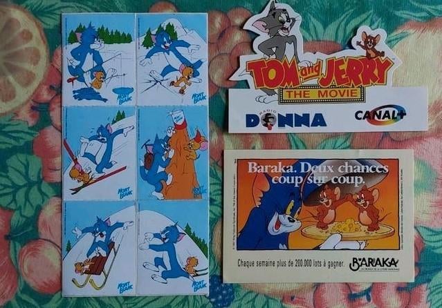 Tom et Jerry autocollants, Enlèvement ou Envoi, Comme neuf, Bande dessinée ou Dessin animé