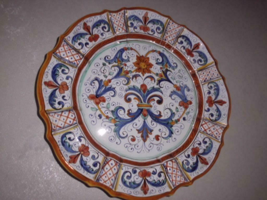 assiette décorative, peinte à la main., Enlèvement ou Envoi, Comme neuf