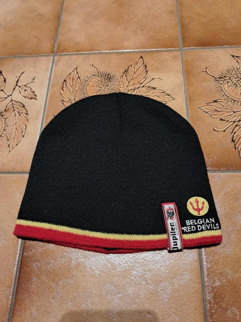 Bonnet Belgian Red Devils Jupiler, Enlèvement ou Envoi, Comme neuf, Jupiler, Garçon ou Fille