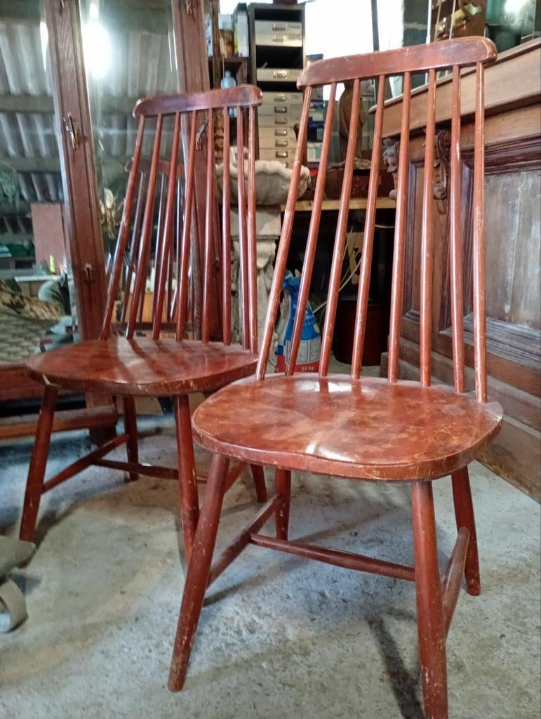 4 stoelen, Ophalen