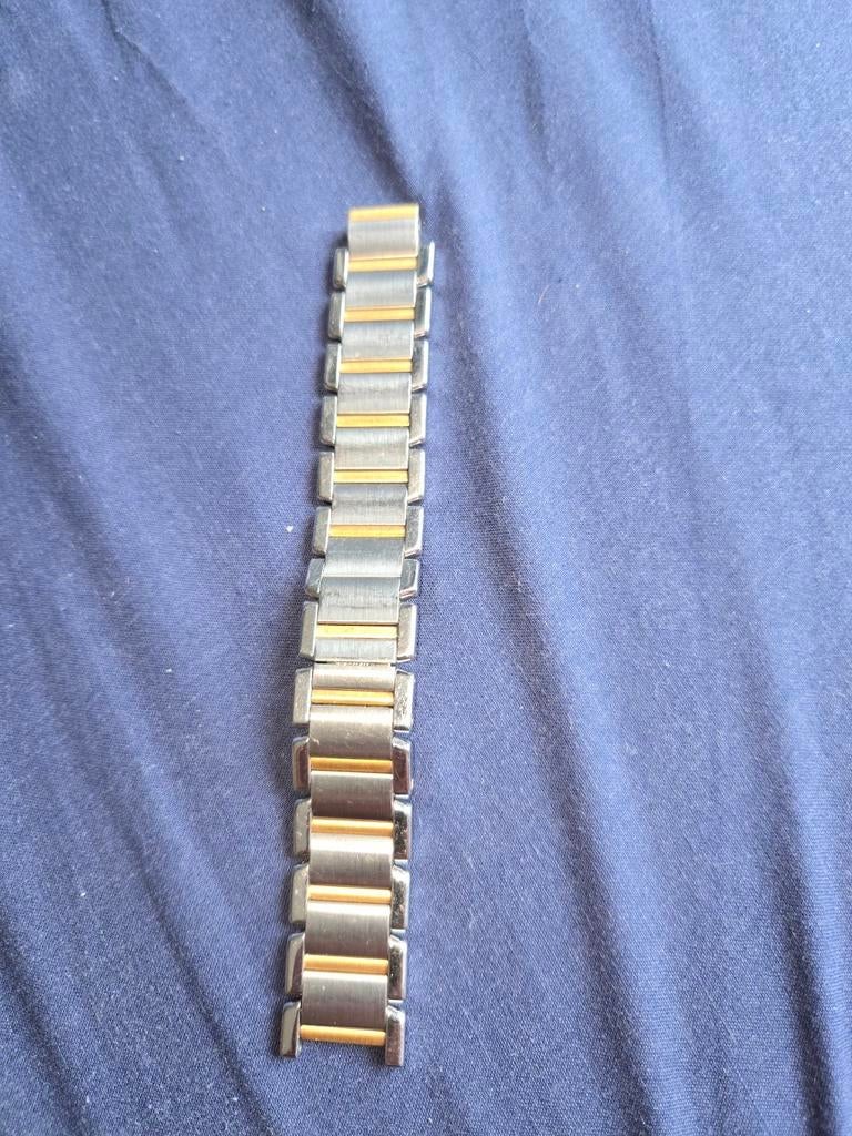 bracelet Cartier tank francaise cassé, Handtassen en Accessoires, Armbanden, Gebruikt, Goud, Goud, Ophalen of Verzenden