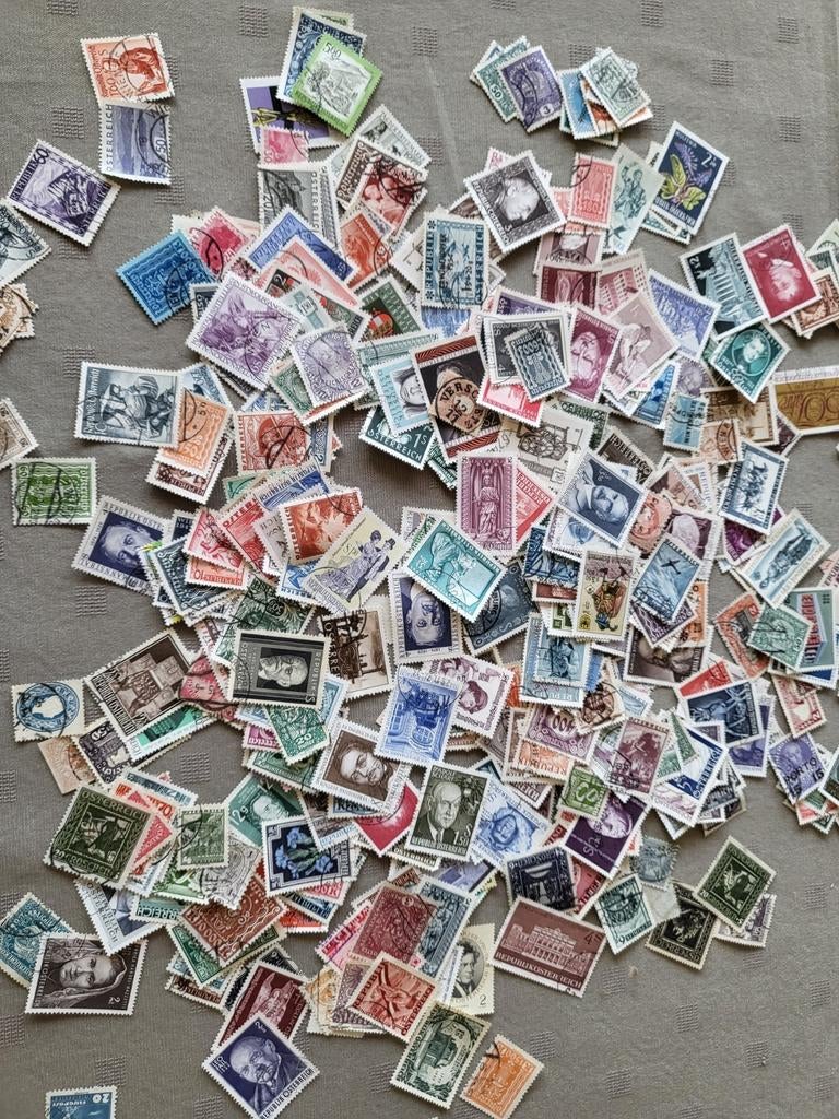 360 oudere postzegels van Oostenrijk, gestempeld, Ophalen of Verzenden