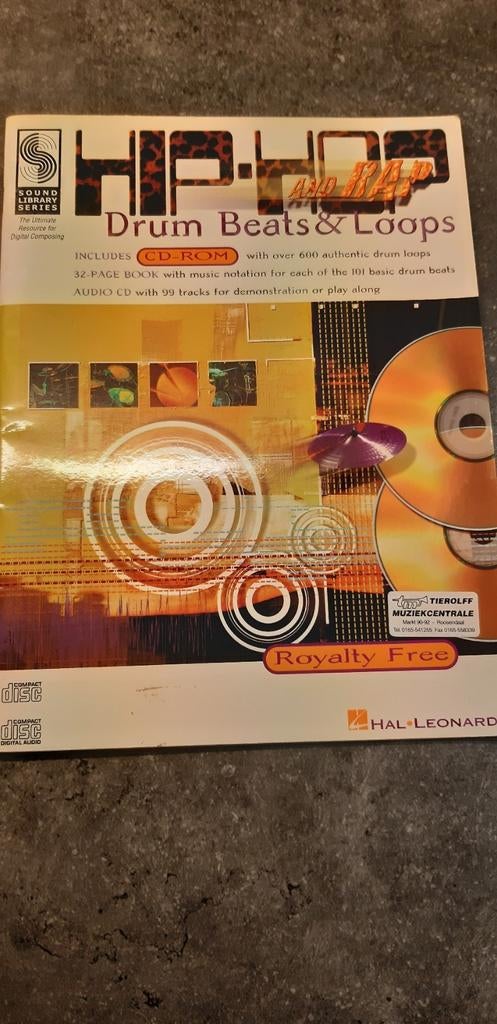 Hip hop, rap, drum beats, loops, audio cd, cd rom drumstel, Ophalen of Verzenden, Zo goed als nieuw