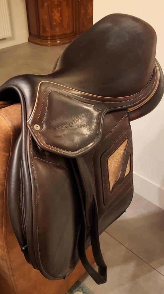 OKLES springzadel te koop 17,5inch, Dieren en Toebehoren, Ophalen, Zo goed als nieuw, Springen