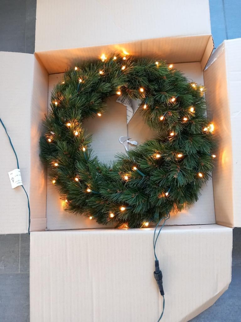 Kerstkrans, Ophalen of Verzenden, Zo goed als nieuw