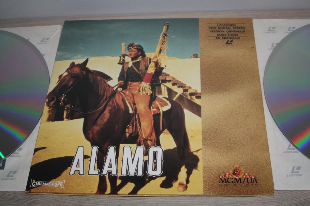 Laserdisc 2 disc , Alamo , John Wayne (Frans) perfecte staat, Collections, Enlèvement ou Envoi, Comme neuf, Film, Autres types