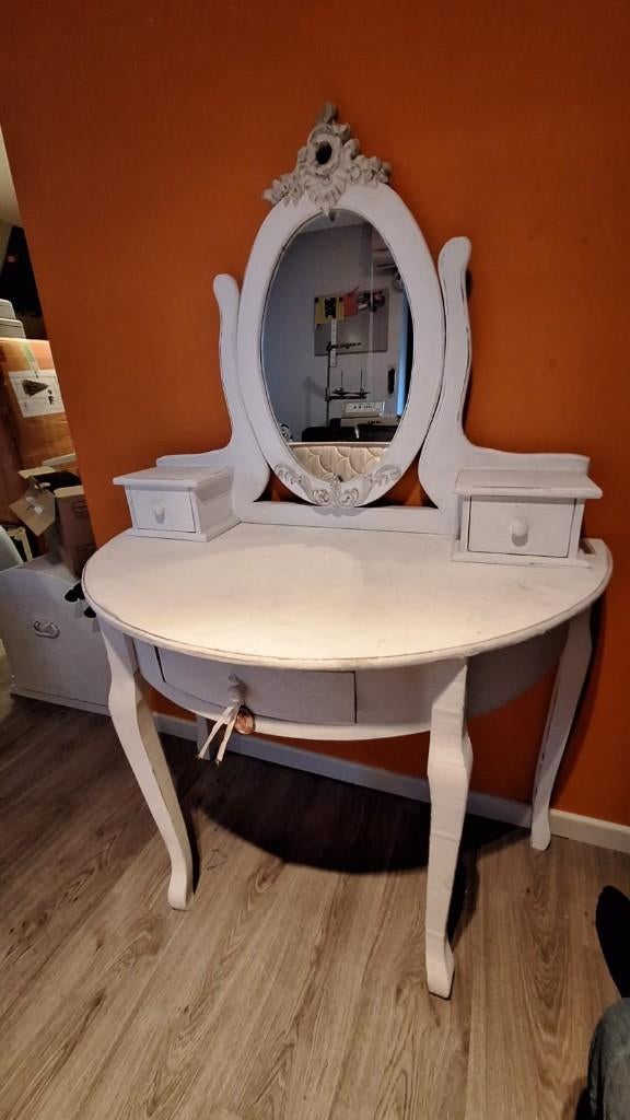 make-up tafeltje, Huis en Inrichting, Tafels | Kaptafels, Ophalen, Gebruikt, 100 tot 150 cm, 50 tot 100 cm