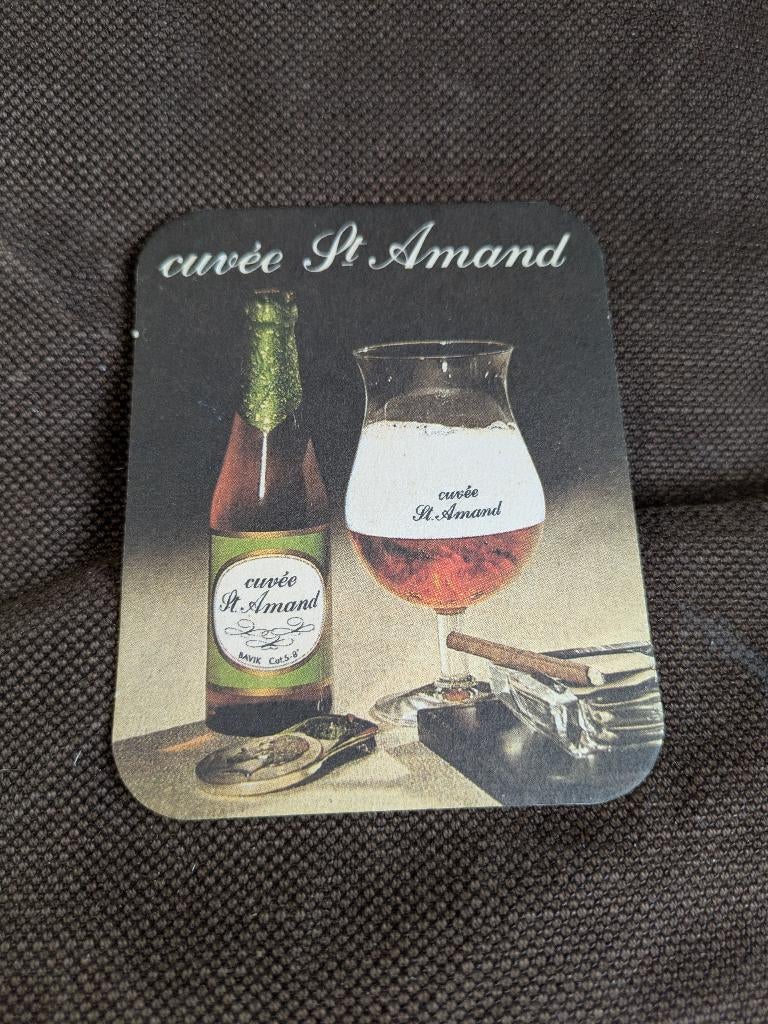 Cuvée st amand, Enlèvement ou Envoi, Comme neuf, Sous-bock