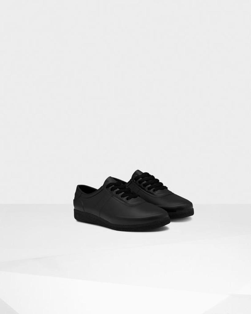 Hunter originele waterdichte rubberen sneakers voor heren, z, Ophalen, Zwart, Zo goed als nieuw, Sneakers