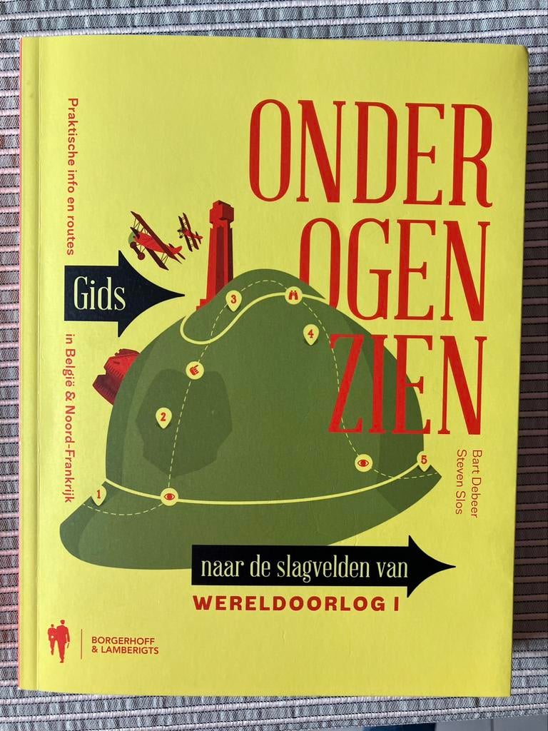 Onder ogen zien - Gids naar de slagvelden van WO1, Boeken, Ophalen of Verzenden, Zo goed als nieuw, Steven Slos; Bart Debeer