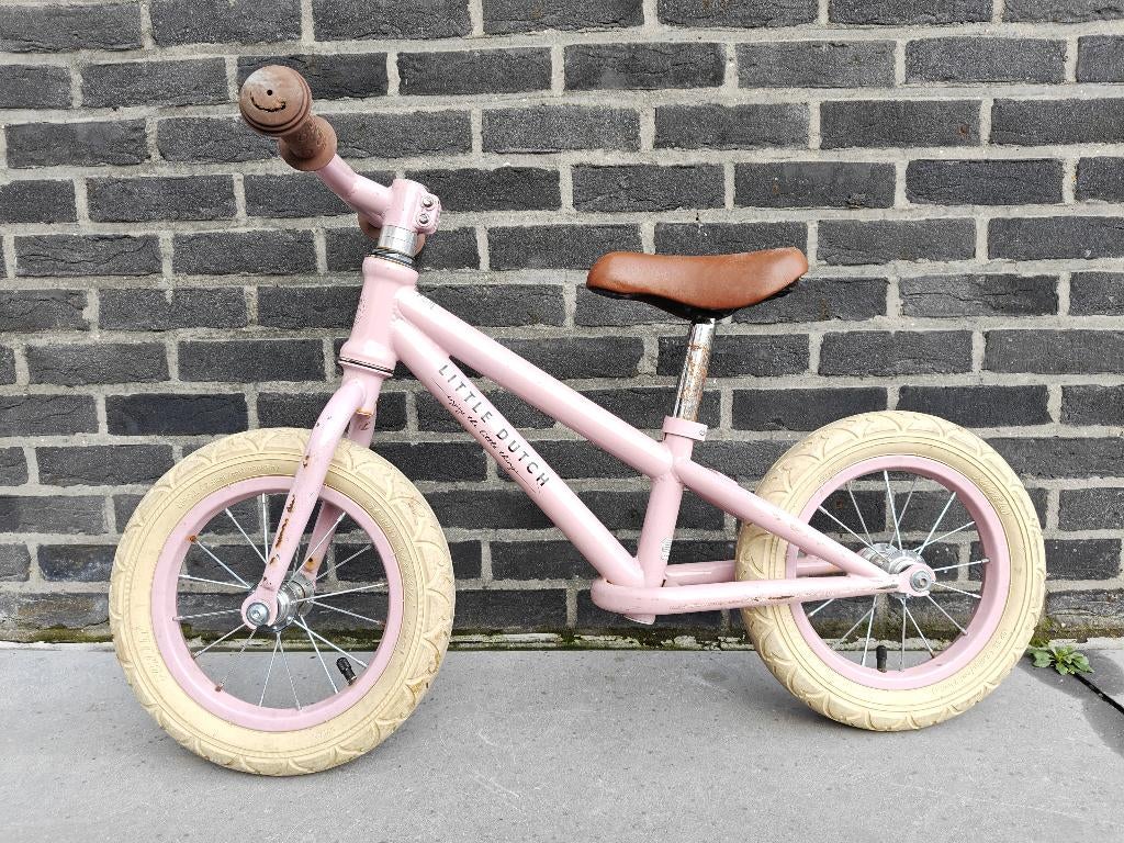 little dutch loopfiets mat roze, Ophalen, Gebruikt, Minder dan 16 inch, Little dutch