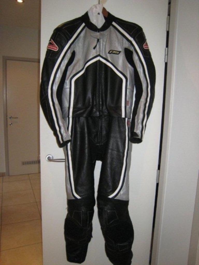 Hein Gericke 2-delig lederen motorpak, Motoren, Ophalen, Tweedehands, Combipak