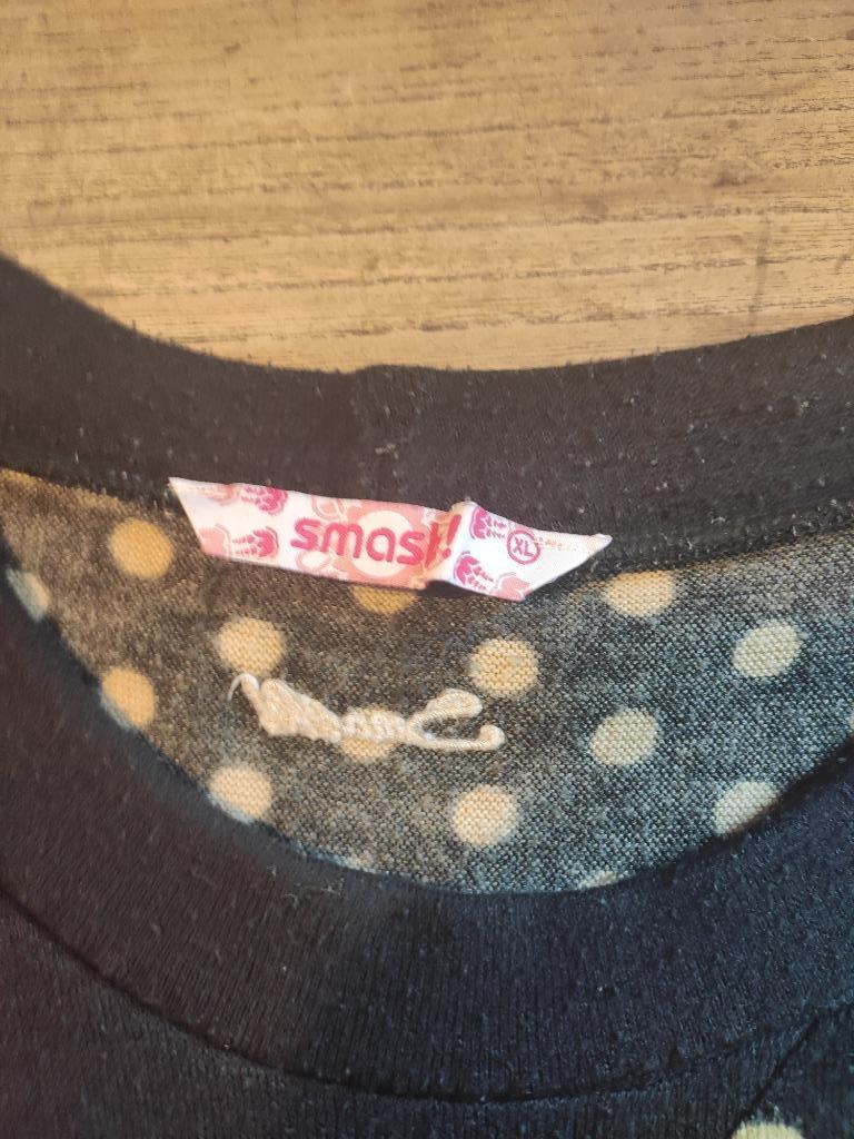 Zwart wollen kleedje met vlinders, Smash!, maat XL, Kleding | Dames, Jurken, Ophalen, Zwart, Maat 42/44 (L), SMASH