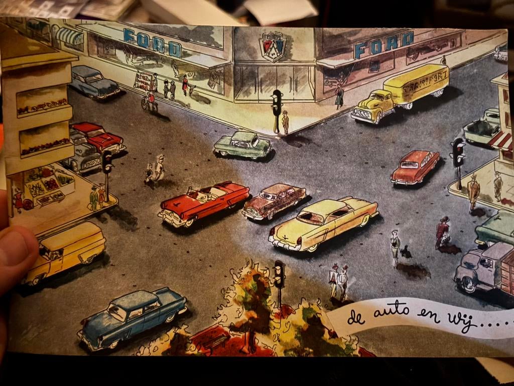 1953, Ford en de verkeersveiligheid voor de jeugd, Ophalen of Verzenden