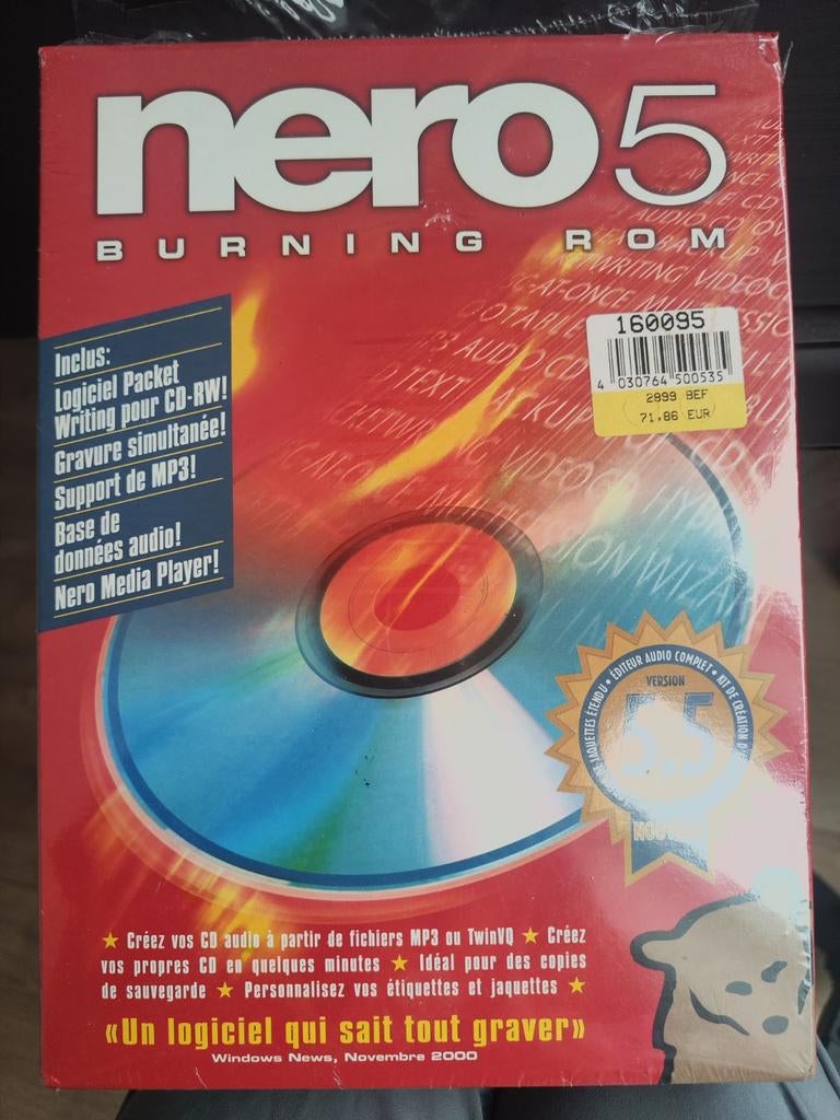 NIEUWE Nero 5 Burning Rom-software, Ophalen, Nieuw