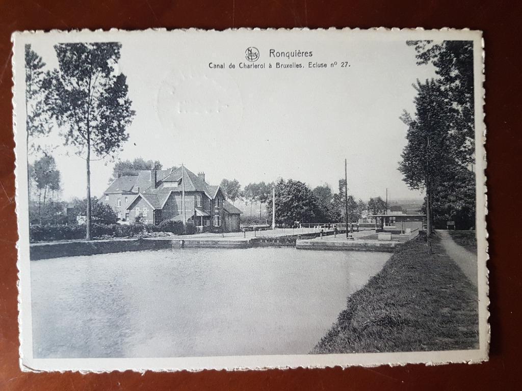 Postkaart Ronquières Canal Charleroi à Bruxelles Ecluse 27, Ophalen of Verzenden, 1960 tot 1980, Gelopen, Henegouwen