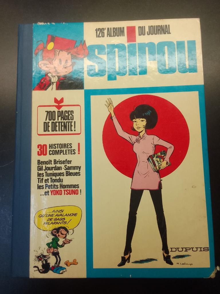 Recueil Albums SPIROU 126 BE 1972, Livres, BD, Enlèvement ou Envoi, Utilisé