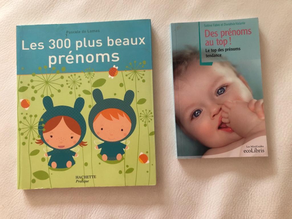 Lot de 2 livres Les plus beaux prénoms pour bébé :, Enlèvement ou Envoi, Comme neuf