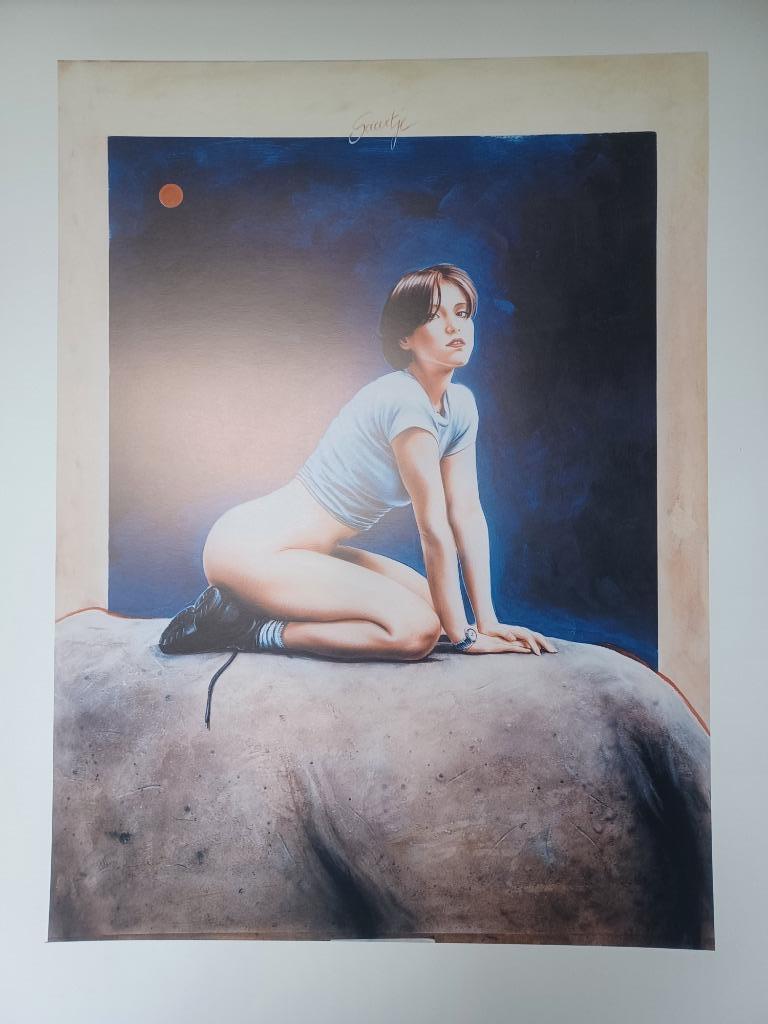 Poster 'Saartje' door Jan Bosschaert, Antiek en Kunst, Ophalen of Verzenden