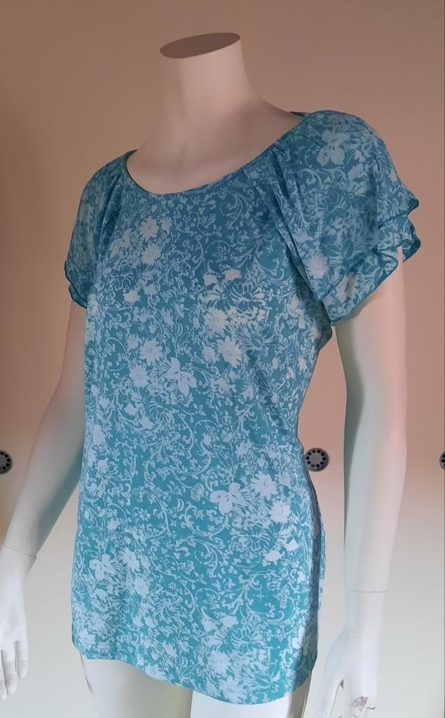 Charles Vögele tshirt "XL", Kleding | Dames, Blauw, Maat 46/48 (XL) of groter, Ophalen of Verzenden, Korte mouw